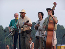 Closing ceremony at Clearwater with Pete Seeger, Guy Davis and Marc Murphy 